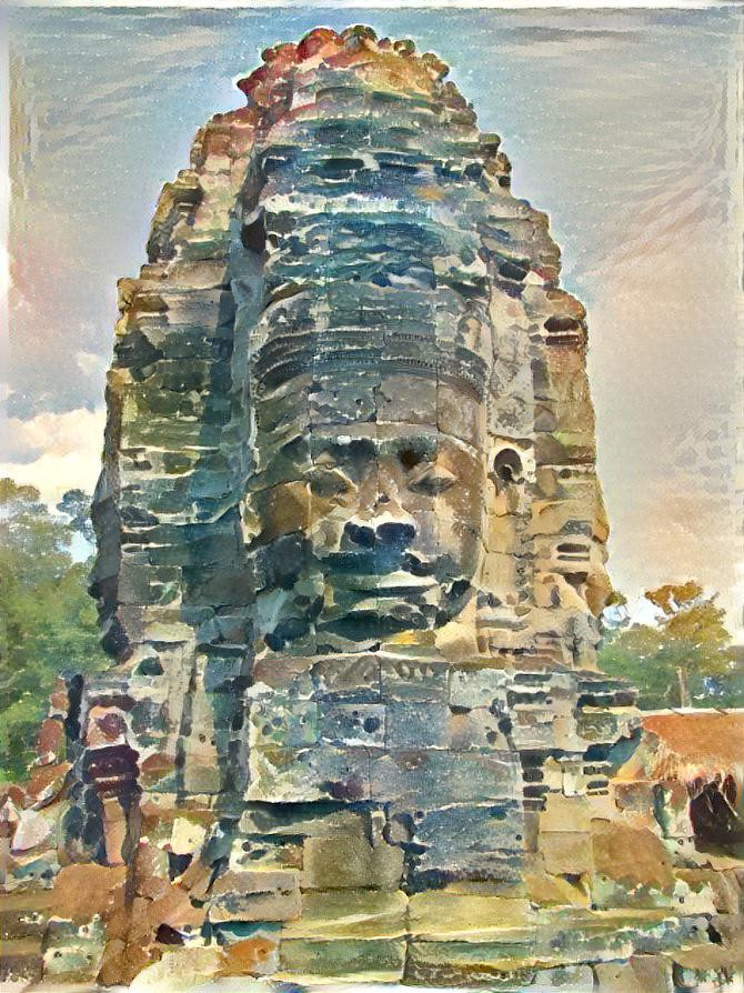 Angkor Wat Monolithic Sculpture 