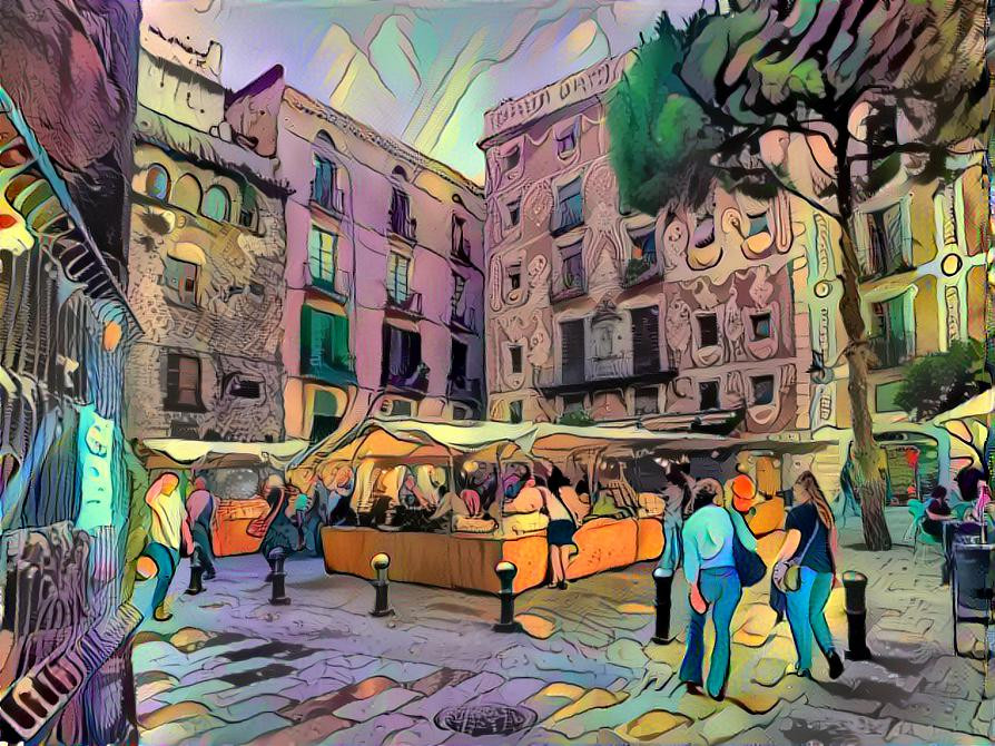 Street market. Barcelona