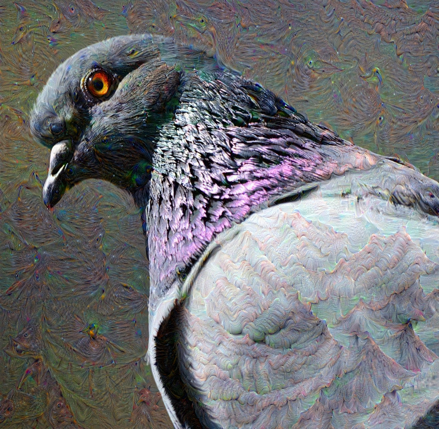 “Common” Pigeon, Toronto, Ontario, Canada. Original photo by Sneha on Unsplash.