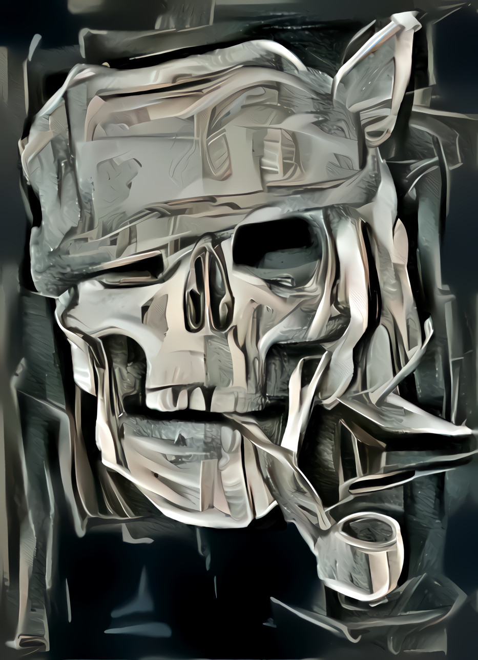 Pirate Skull - edit of my own old drawing