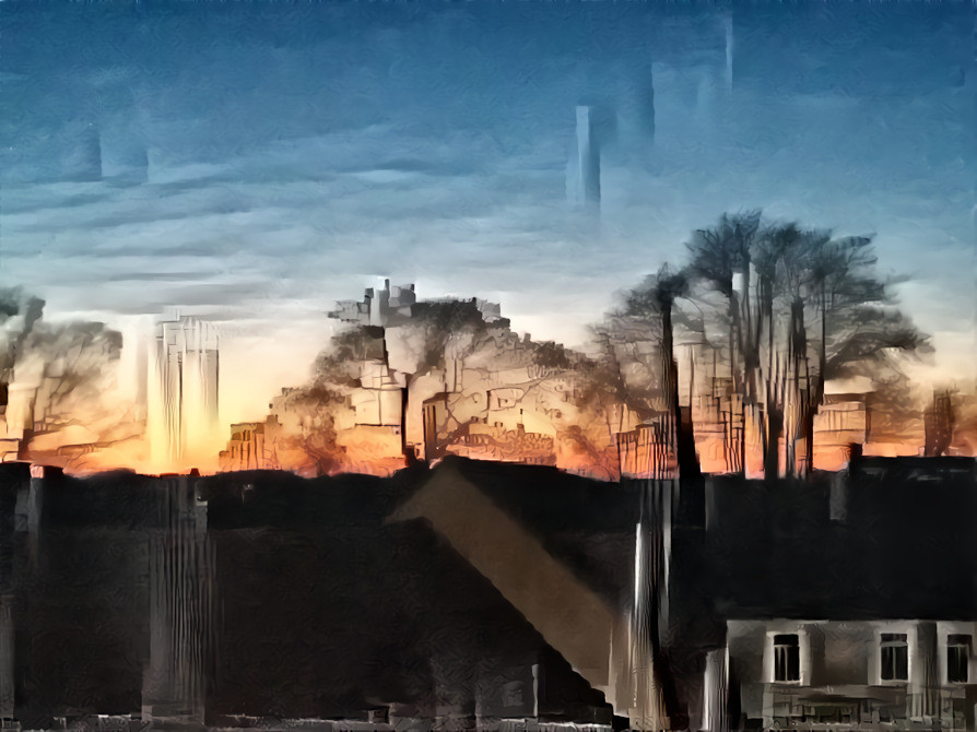 Sunset seen from my window