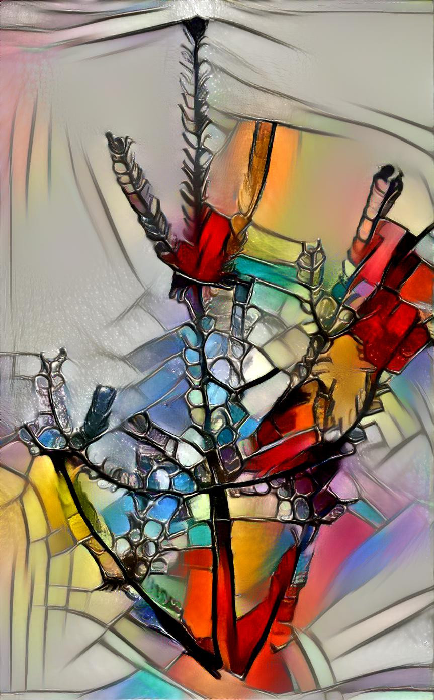 Stained glass pine