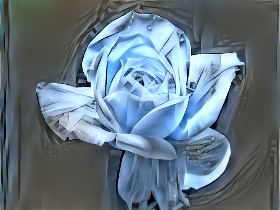 ~ Silk Fractal Rose ~