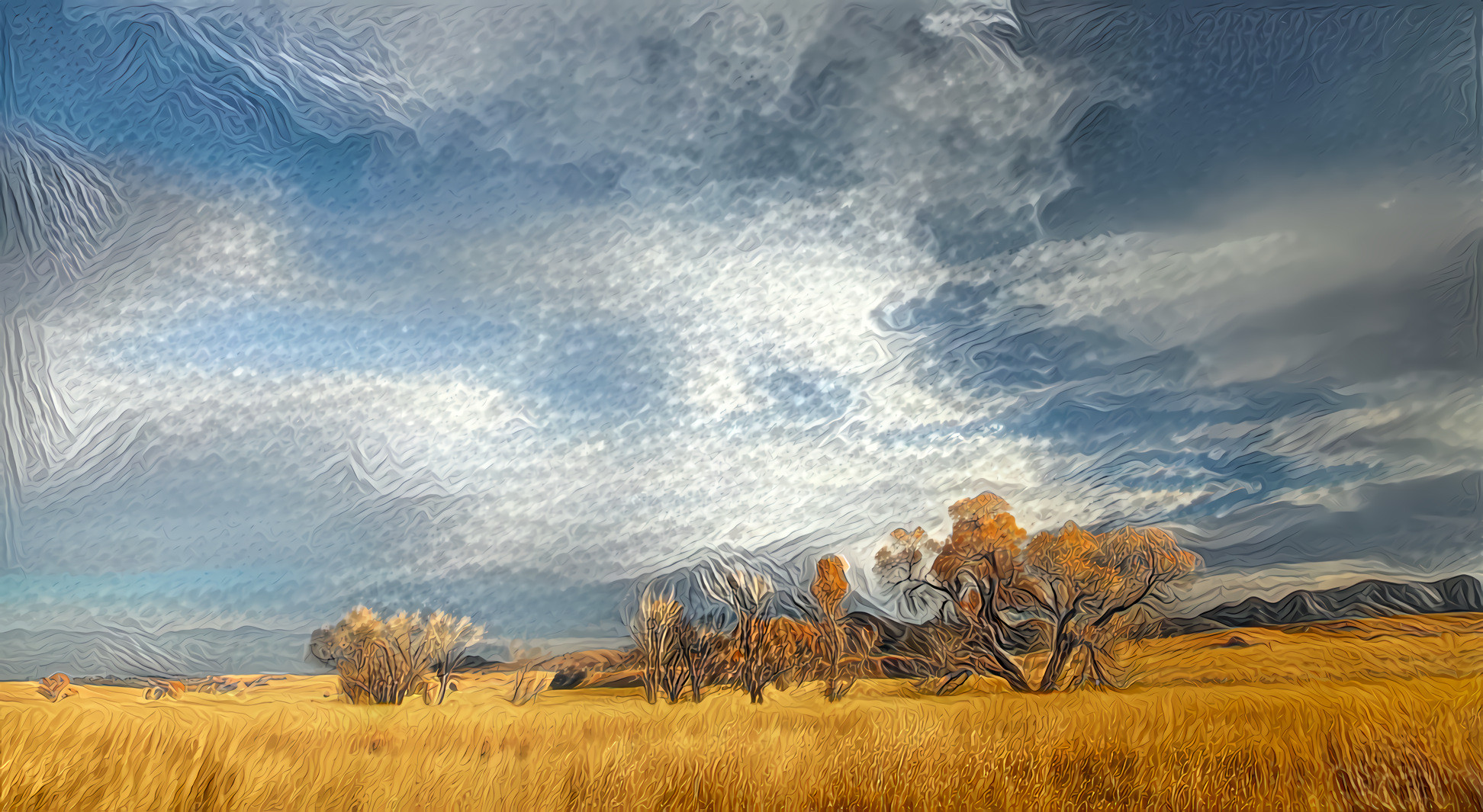 Prairie and Sky
