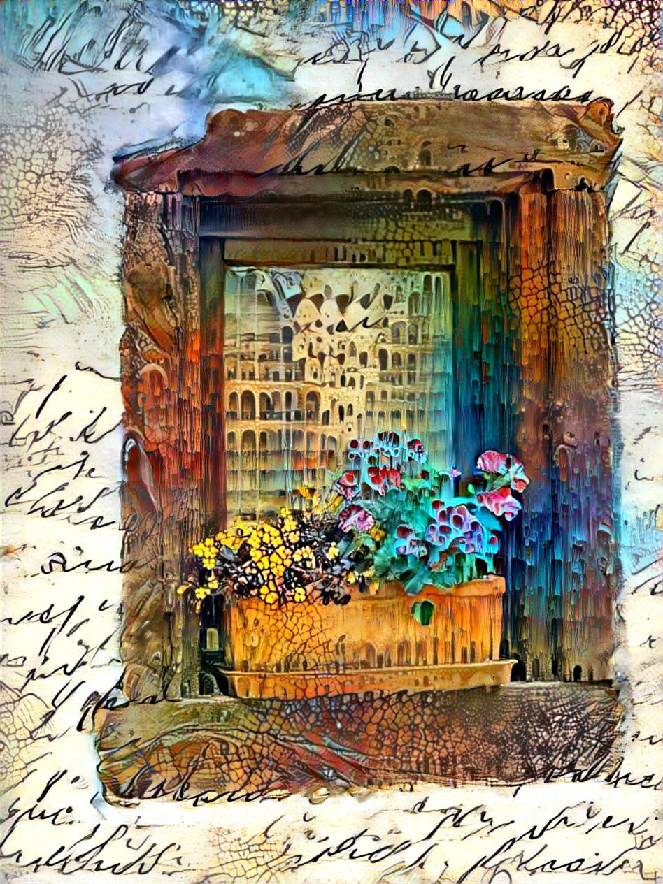 A Flowered Up Window