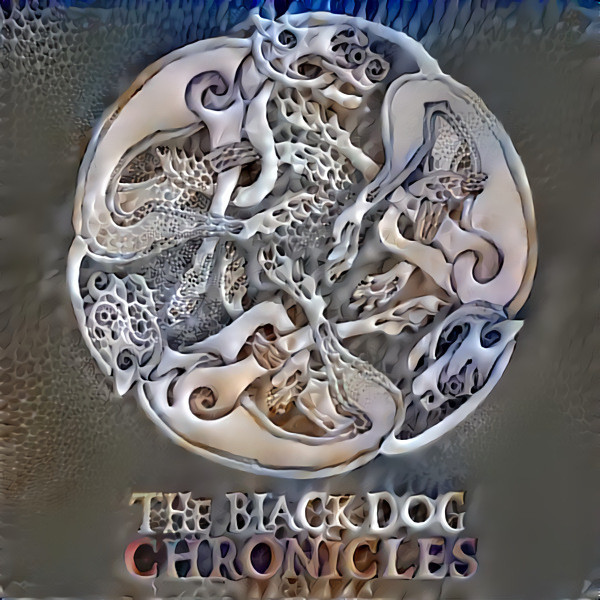The Black Dog Chronicles - Youtube Channel logo - scary version