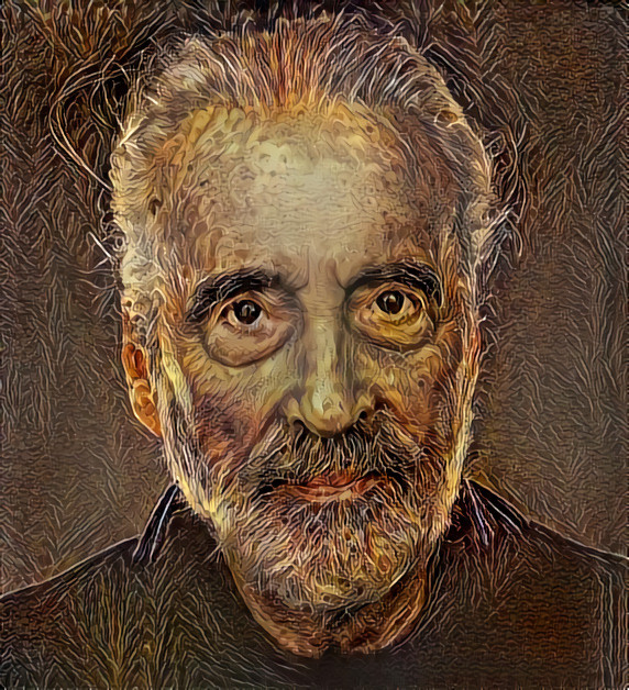 The inimitable Christopher Lee