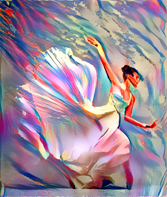 Ballet Dancer in Abstract