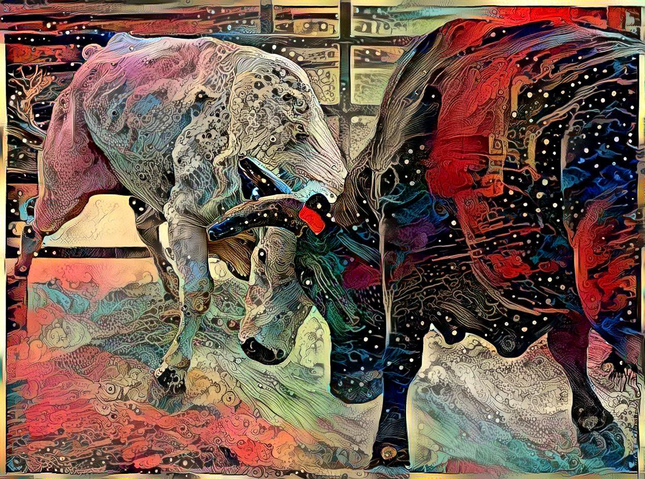 Two bulls