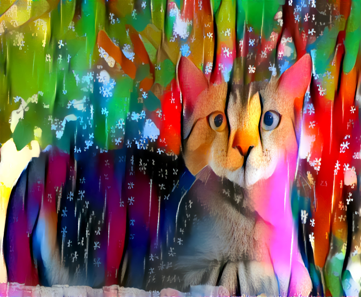 Colorpencil cat