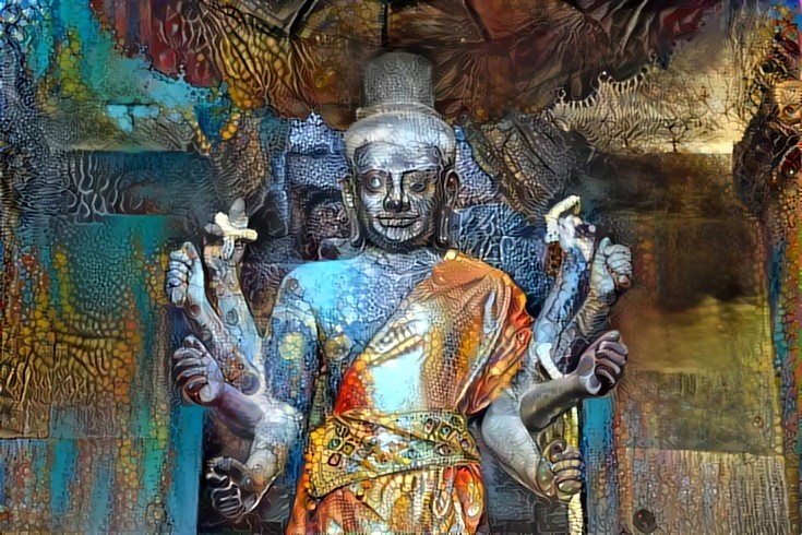 Lord Vishnu at Angkor Wat
