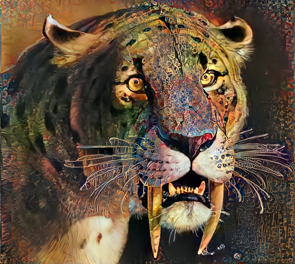 saber-toothed tiger ( саблезубый тигр )