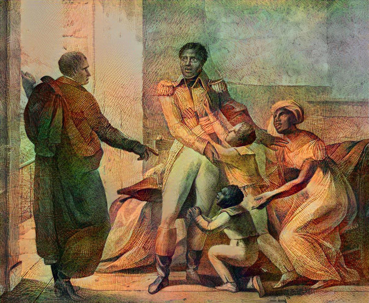 Wrongful Death of Toussaint Louverture.  It is NOT OK series....
