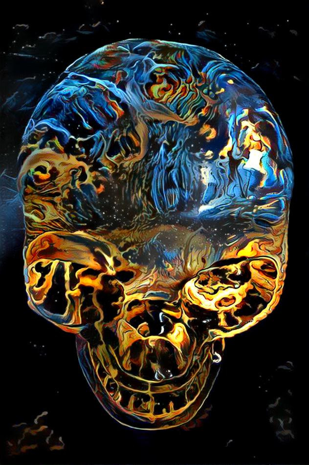 my resin skull