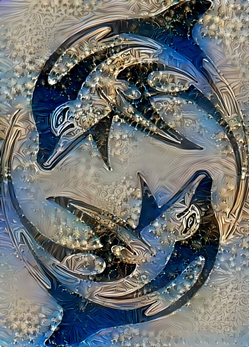 Yin Yang Dolphins