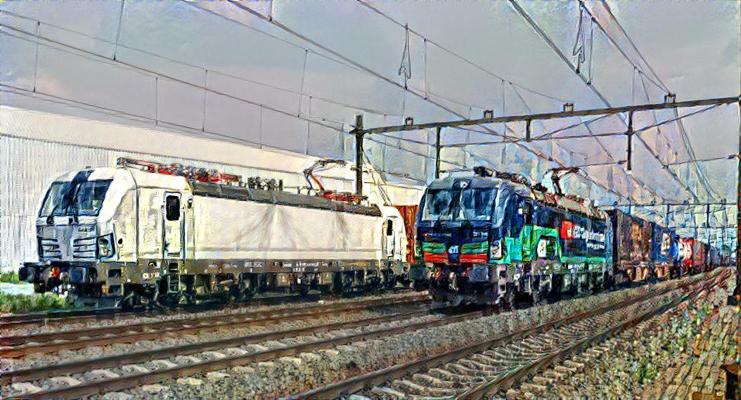 Two trains