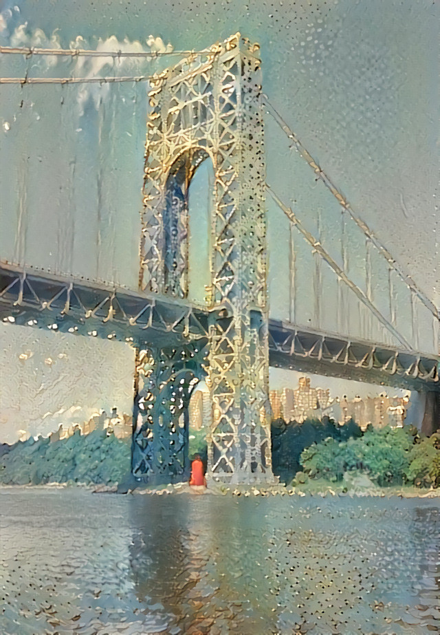 G. Washington Bridge in NYC - Source taken in 1963 by my father