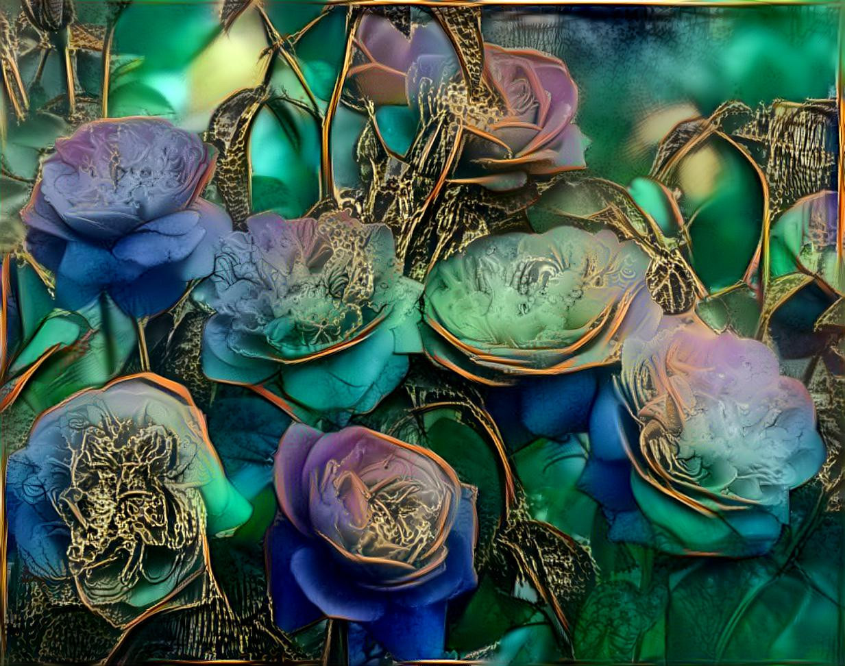 glass roses 