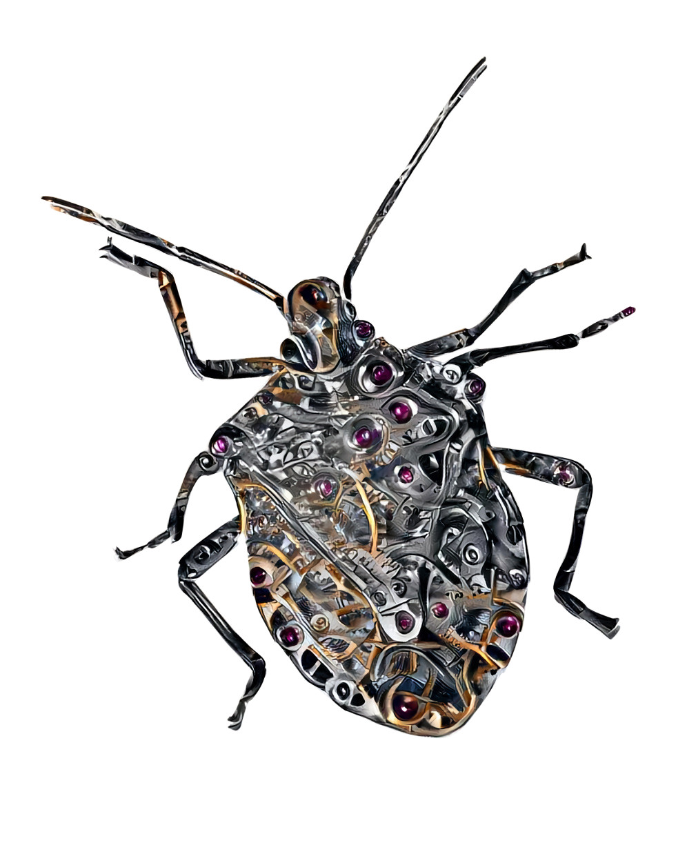 The Rare Jeweled Mechanical Stink Bug