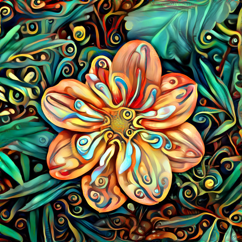 Oange Blossom Squiggle