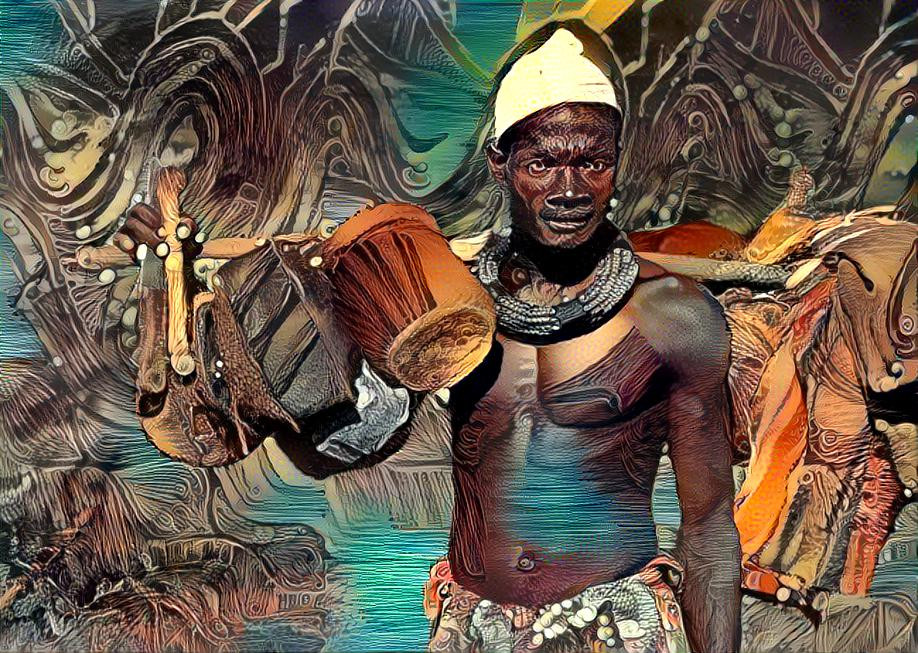 A Himba man from western Namibia.