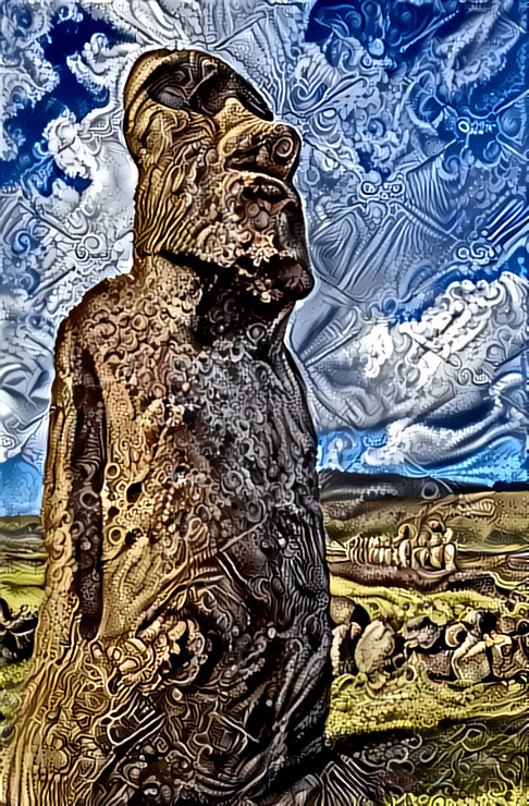 Moai on Rapa Nui (Easter Island)