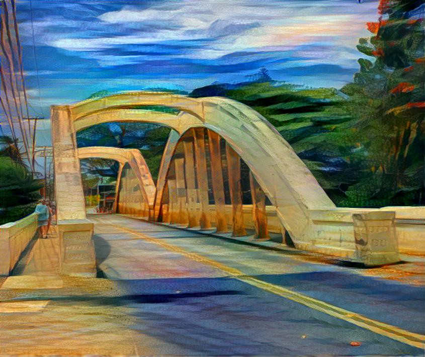 Haleiwa Bridge to the North Shore