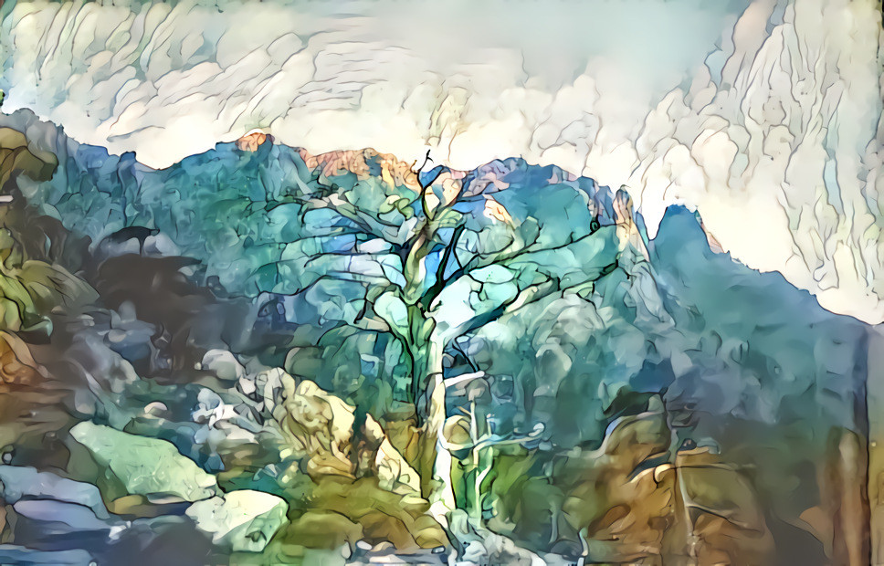 Tree in Mountain