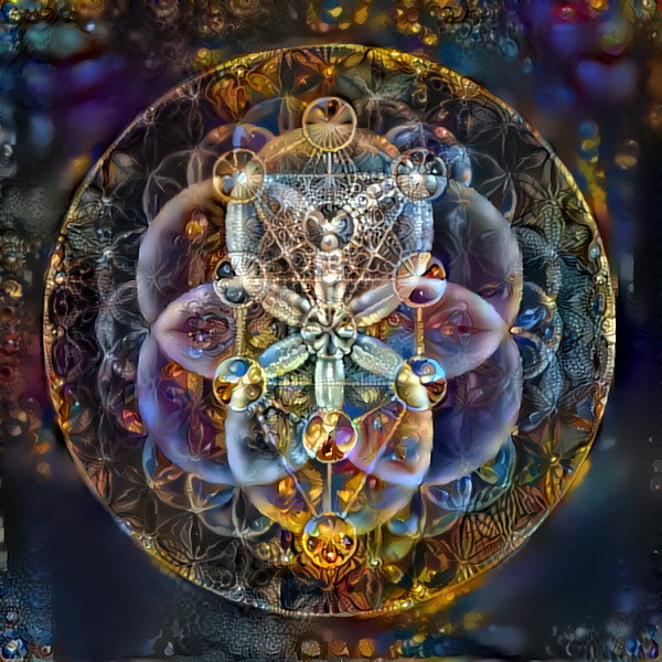 Metatron’s cube in tree of life in seed of life in flower of life