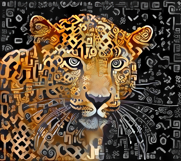 Deep Dream: Ares the Jaguar (Ver.4)