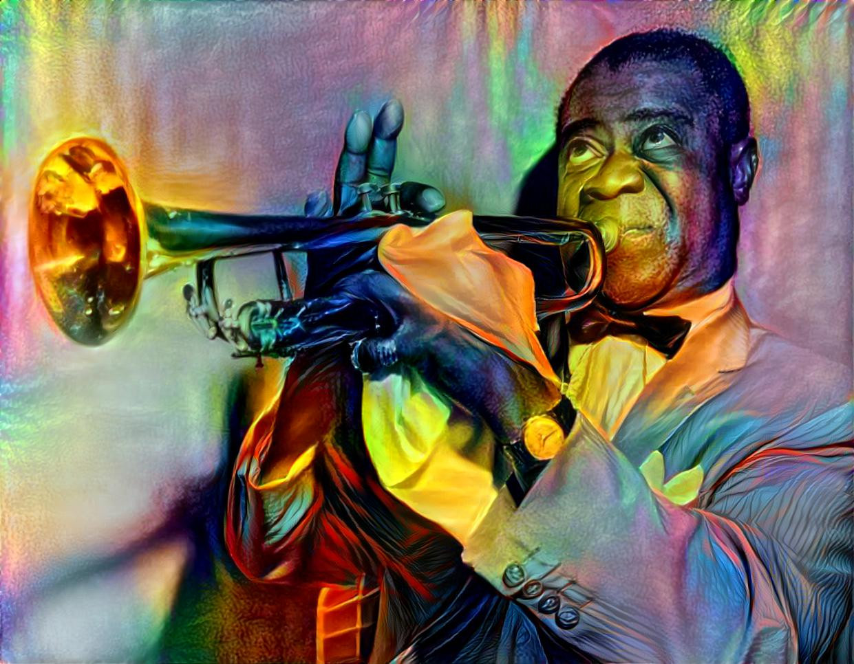 Louis Armstrong was a superstar trumpeter and sing