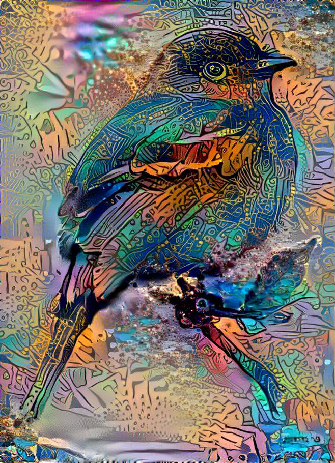 Stain Glass Bird