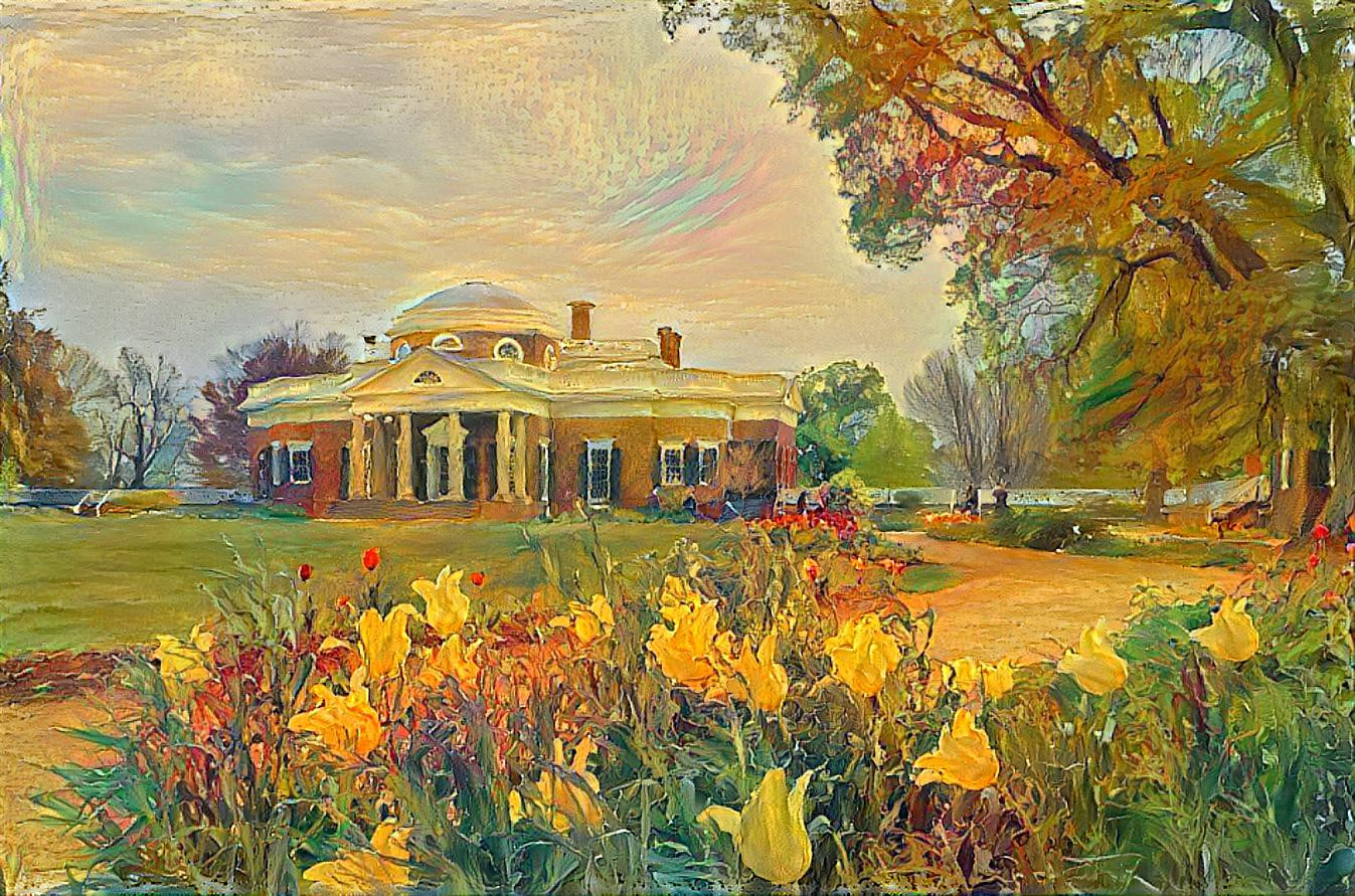 View of Mr. Jefferson’s House at Monticello