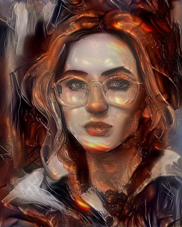 Lava Girl in Glasses