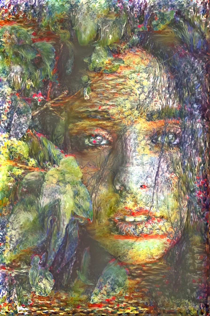 Flower Face Monet IV