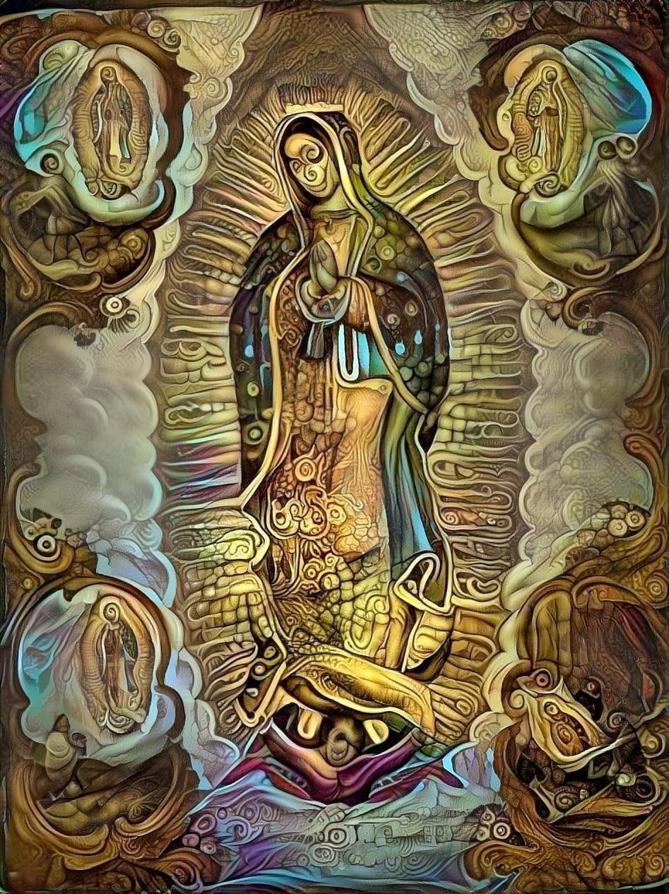 The Virgin of Guadalupe with the Four Apparitions (1773)