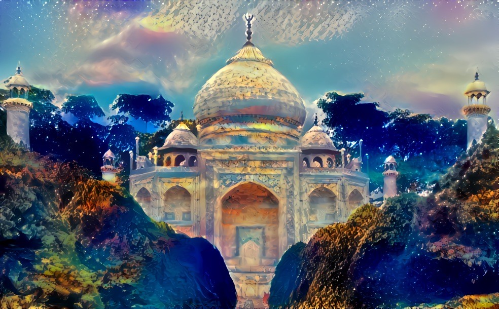 Mystic Taj Mahal /// OG Pic credit : Bernard Spragg https://www.flickr.com/photos/volvob12b/