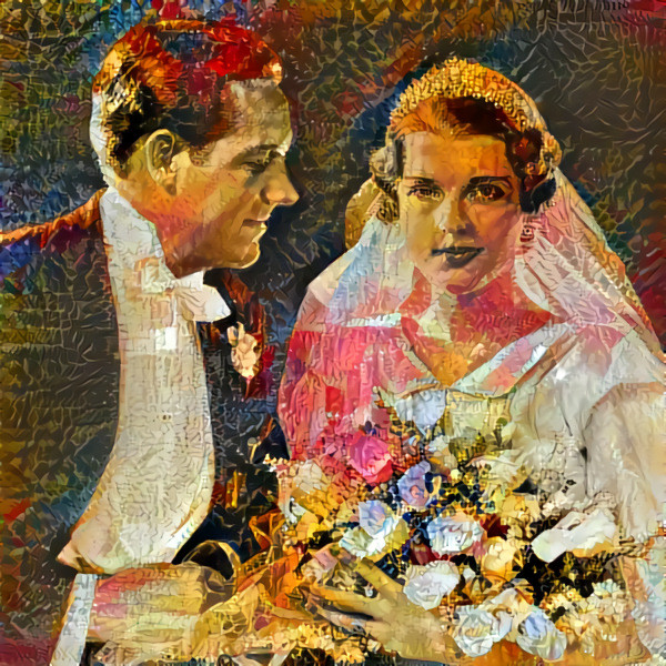 Wedding of the month, October 1933