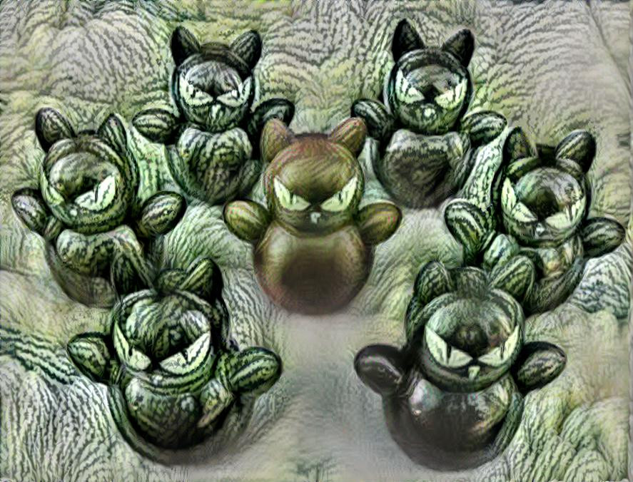 Watered Melon Cats