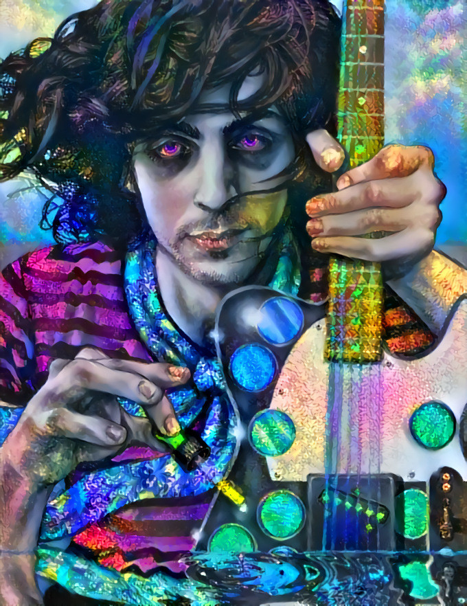 "Shine On You Crazy Diamond" _ source: "Syd Barrett In The Acid Sea 2" - artwork by Nicolás Rosenfeld (rosenfeldtown - on DeviantArt) _ (190420)
