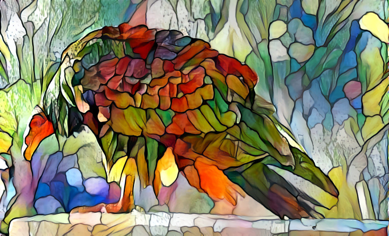 Turkey Vulture glass