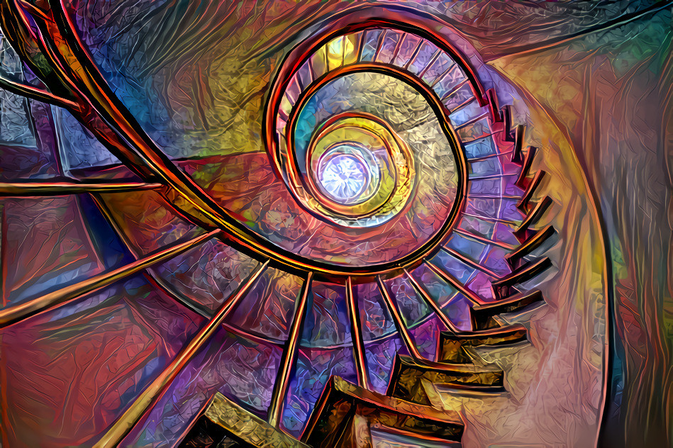 Fractal RGB staircase