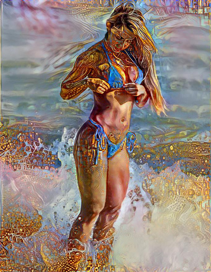 Mermaid woman