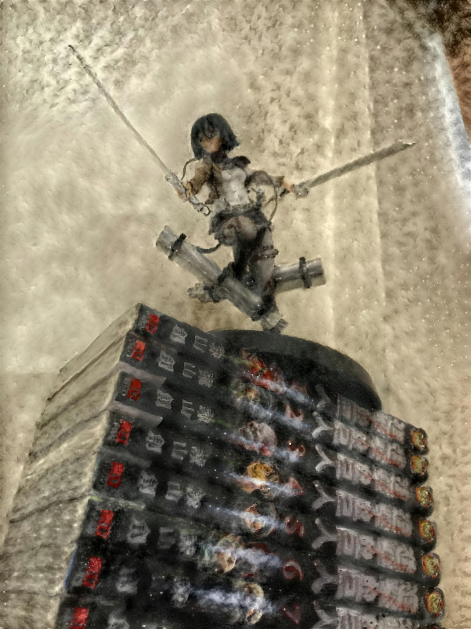 Mikasa Atop Her Enemies