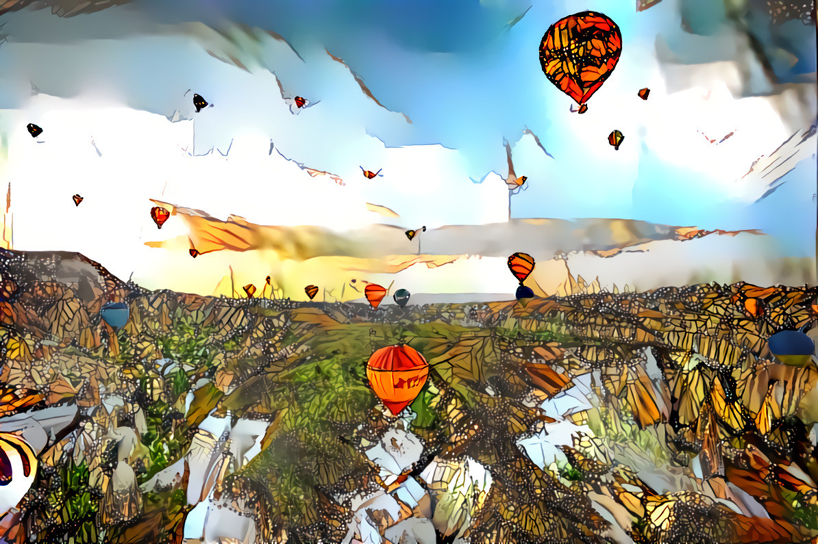 Butterfly Balloons 2 (Deep Dreamers Facebook Group, #DDGchallenge)