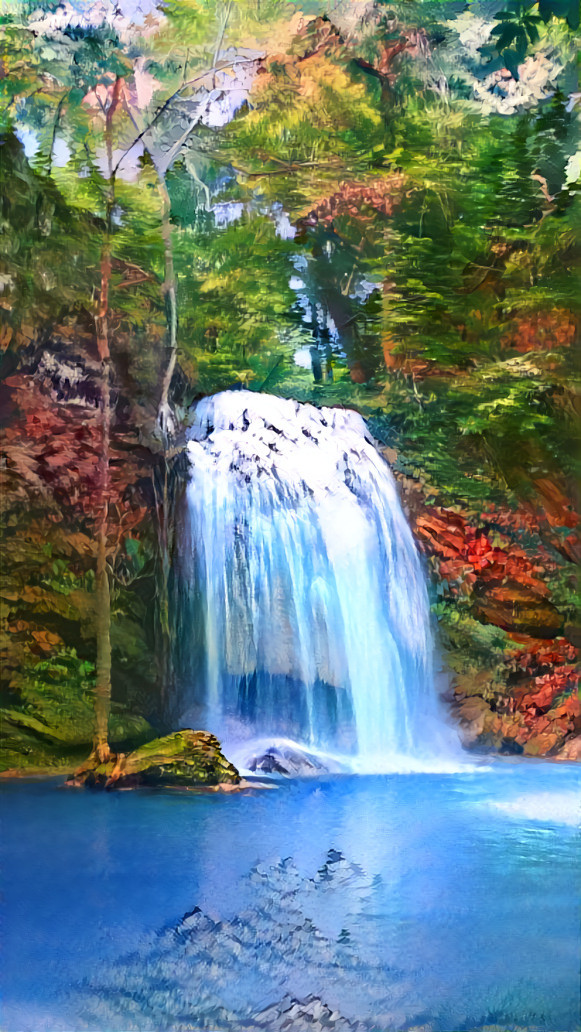 Waterfall of art