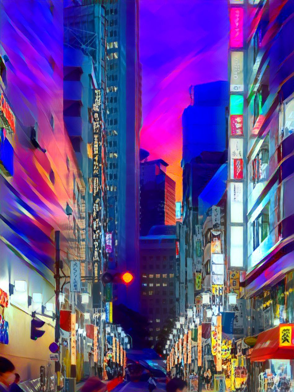 Violet Dusk, Shinjuku 新宿 , Japan