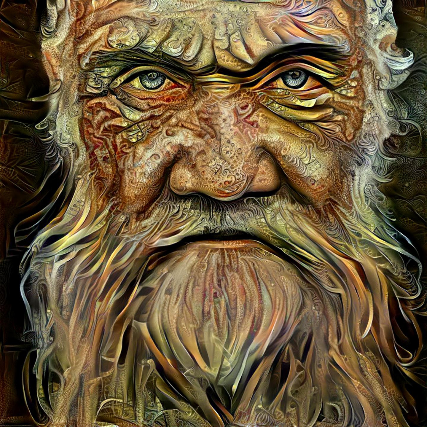 Old And Weathered Man