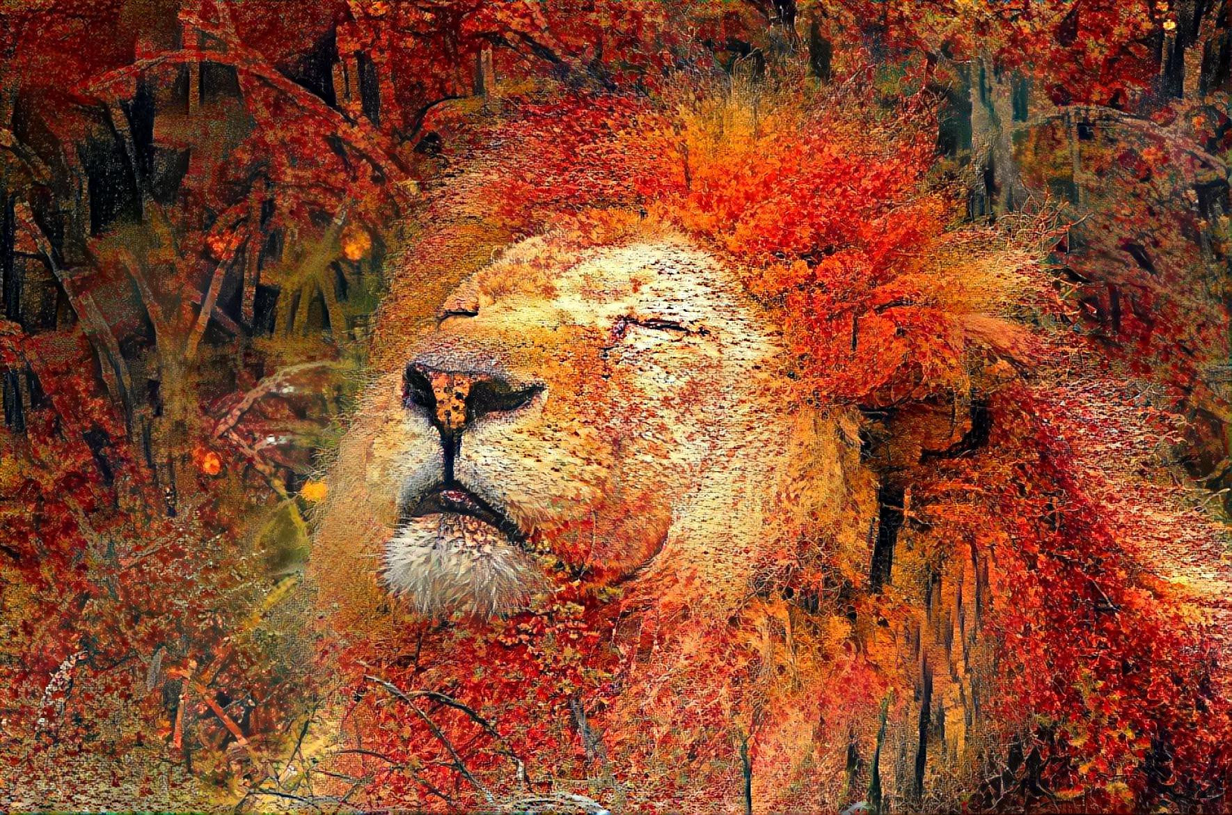 Autumnal Daydream Lion