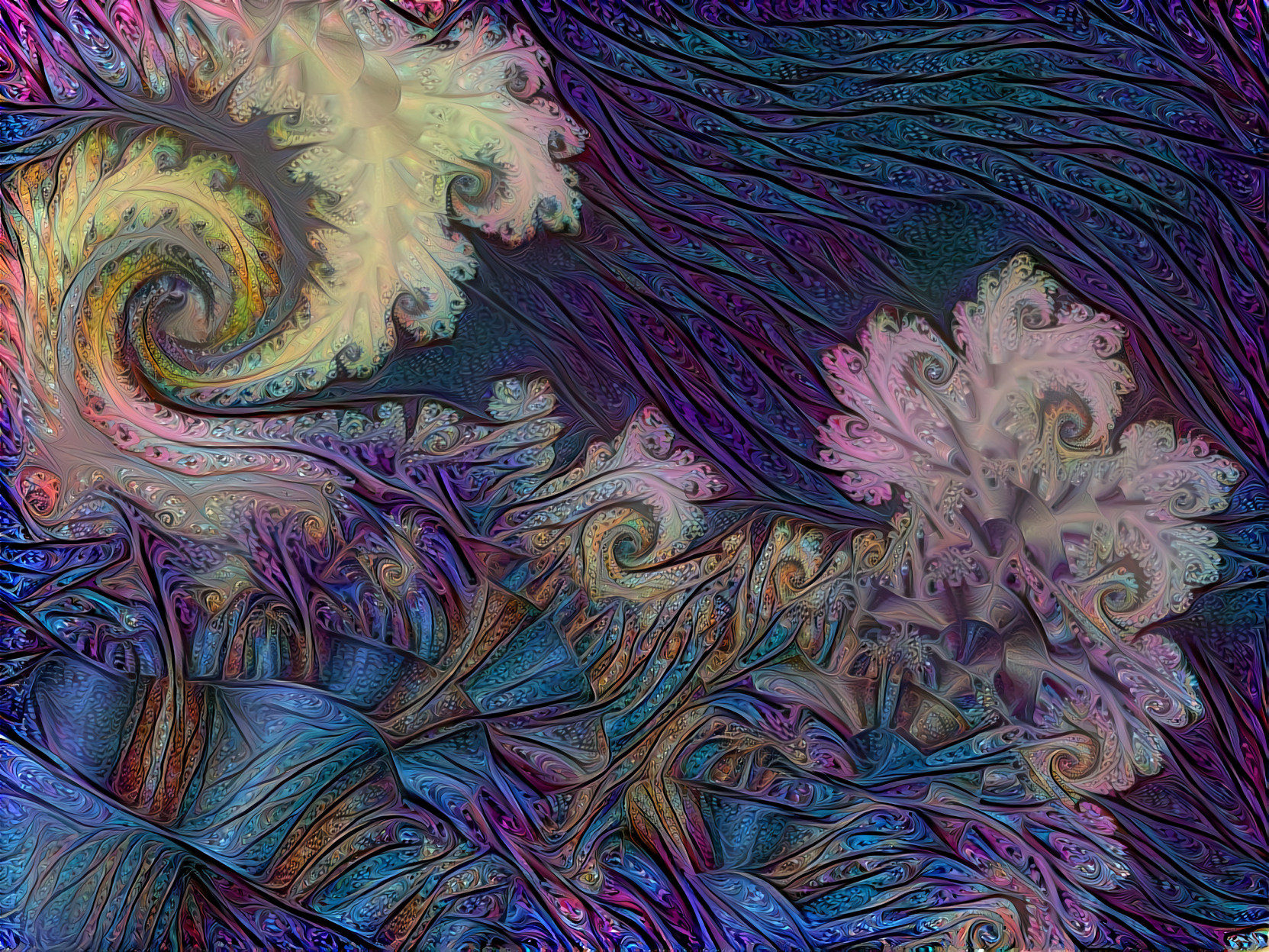 Pink and Purple Fractal